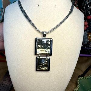 Lia Sophia Faceted Pendant Necklace